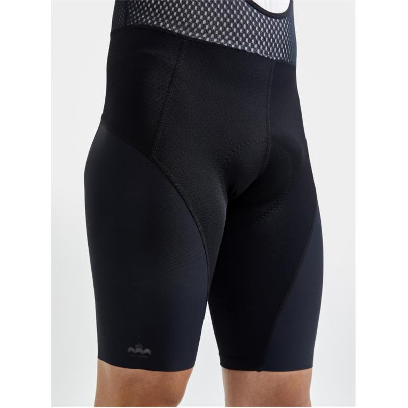 CRAFT MOŠKE KRATKE KOLESARSKE HLAČE Z NARAMNICAMI ADV AERO BIB SHORTS BLACK - C2