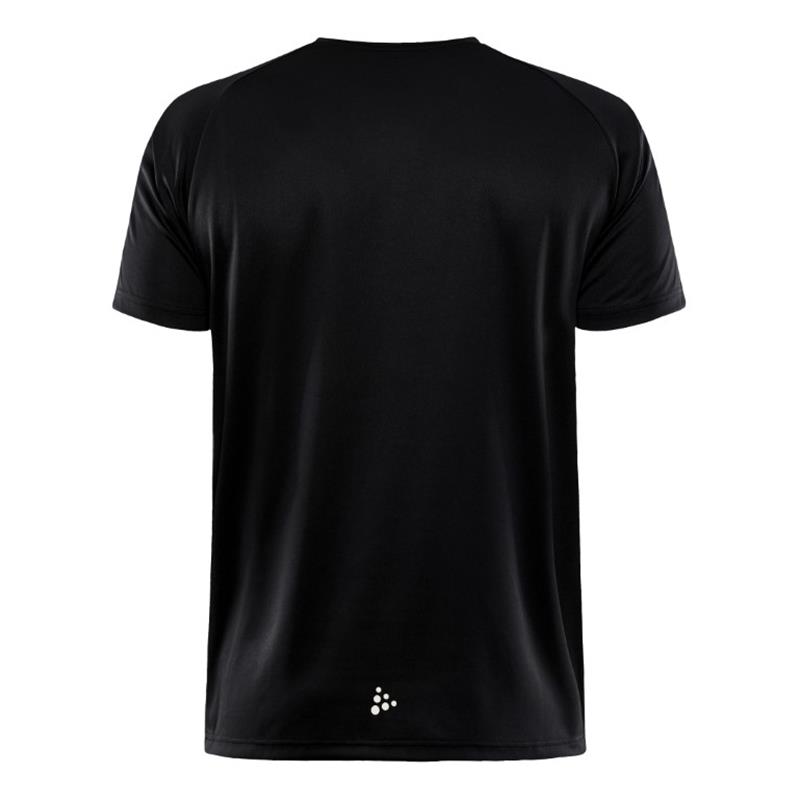 CRAFT MOŠKA MAJICA S KRATKIMI ROKAVI CORE ESSENCE LOGO TEE ČRNA BLACK