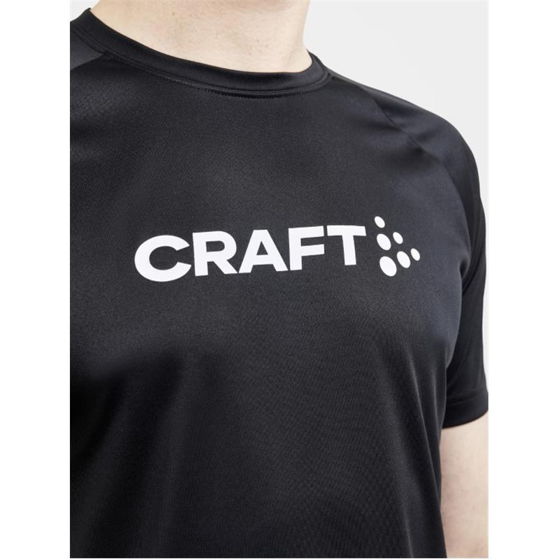 CRAFT MOŠKA MAJICA S KRATKIMI ROKAVI CORE ESSENCE LOGO TEE ČRNA BLACK