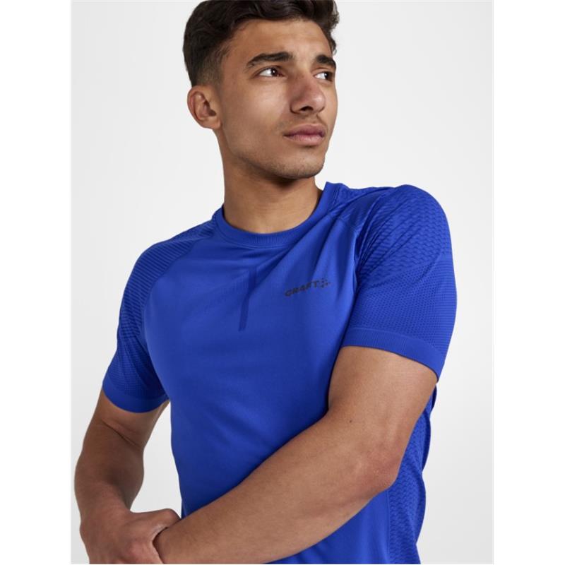 CRAFT MOŠKA MAJICA S KRATKIMI ROKAVI ADV COOL INTENSITY SS TEE INK MODRA BLUE - AKTIVNO PERILO