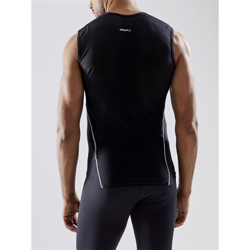 CRAFT MOŠKA MAJICA BREZ ROKAVOV COOL MESH SUPERLIGHT BLACK