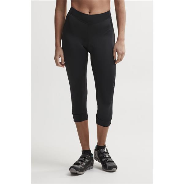 craft ženske kolesarske kratke hlače 3/4  rise black