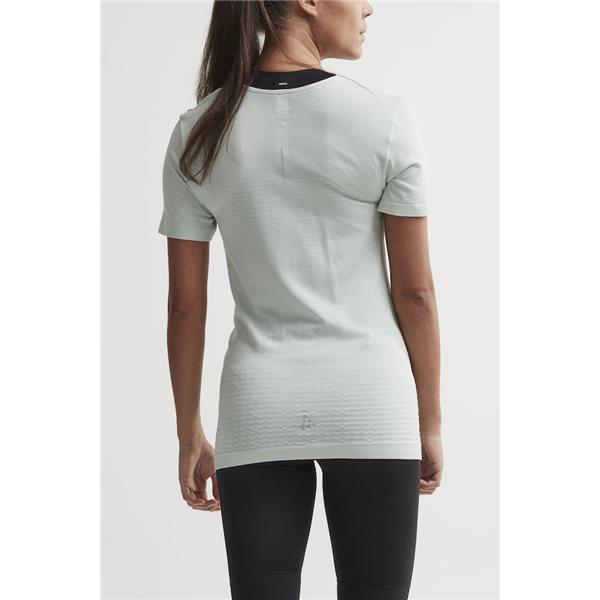 craft ženska majica s kratkimi rokavi urban run fuseknit belo-modra light