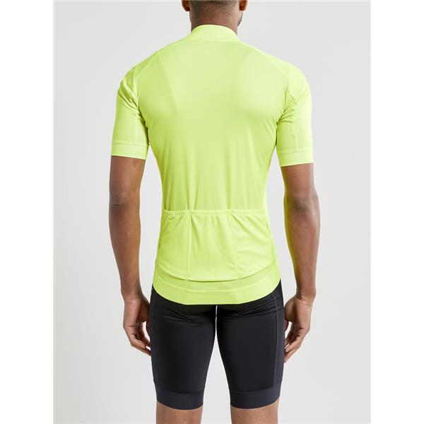 craft moška kolesarska majica s kratkimi rokavi essence rumena snap