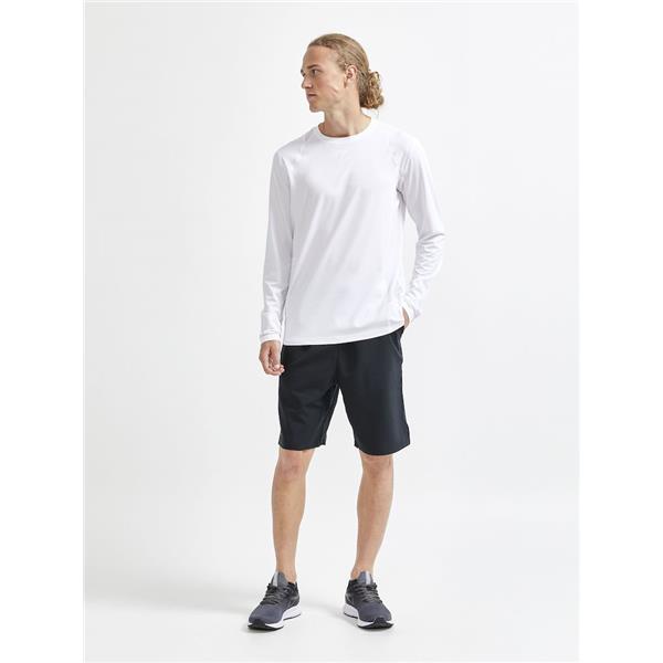 craft moška majica z dolgimi rokavi adv essence ls white