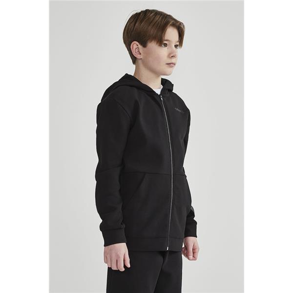 craft otroškia bombažna jopica arch twisted zip black