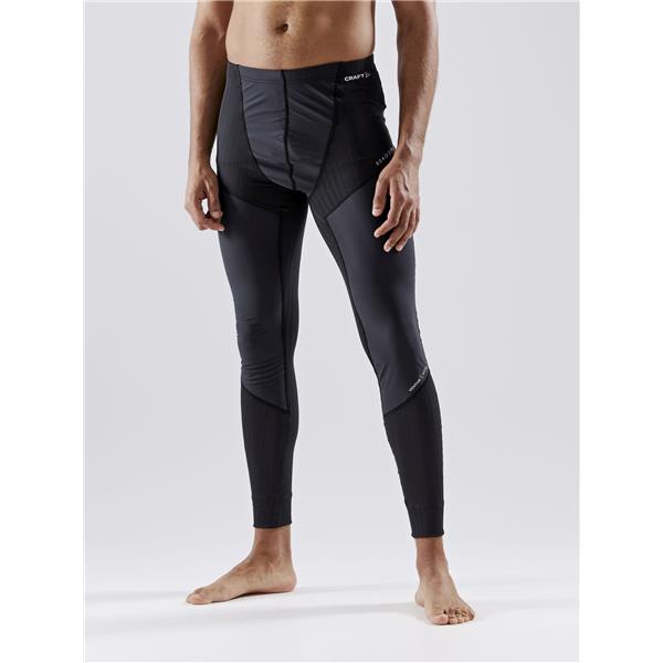 CRAFT MOŠKE DOLGE HLAČE ACTIVE EXTREME WIND BLACK/GRANITE-AKTIVNO PERILO 