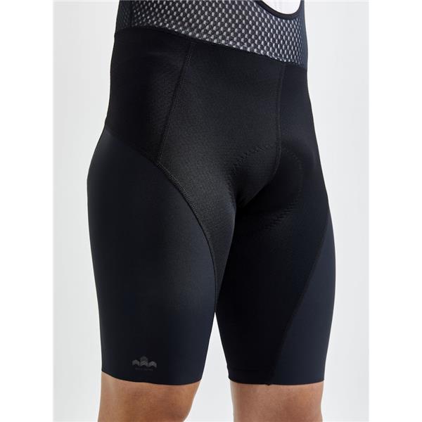 CRAFT MOŠKE KRATKE KOLESARSKE HLAČE Z NARAMNICAMI ADV AERO BIB SHORTS BLACK - C2