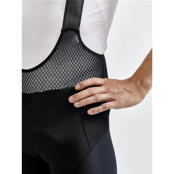 CRAFT MOŠKE KRATKE KOLESARSKE HLAČE Z NARAMNICAMI ADV AERO BIB SHORTS BLACK - C2