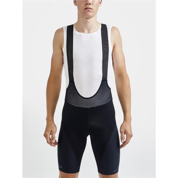 CRAFT MOŠKE KRATKE KOLESARSKE HLAČE Z NARAMNICAMI ADV AERO BIB SHORTS BLACK - C2