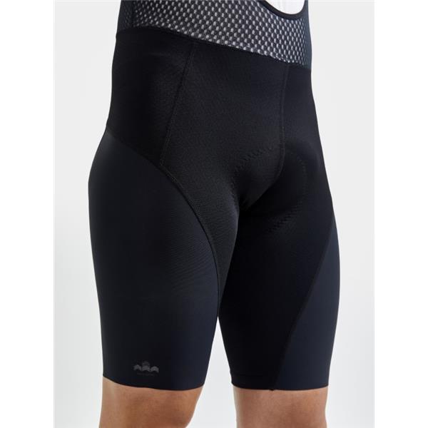 CRAFT MOŠKE KRATKE KOLESARSKE HLAČE Z NARAMNICAMI ADV AERO BIB SHORTS BLACK - C2