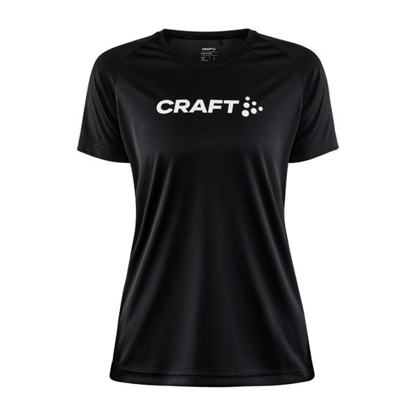 CRAFT ŽENSKA MAJICA S KRATKIMI ROKAVI CORE ESSENCE LOGO TEE BLACK 