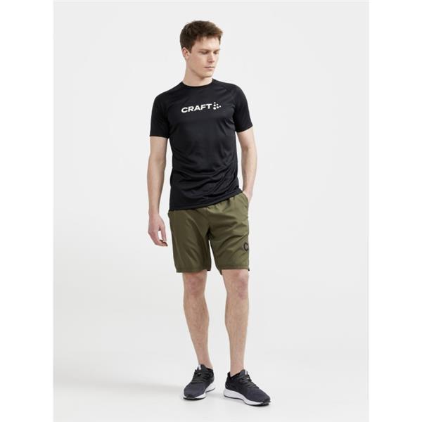 CRAFT MOŠKA MAJICA S KRATKIMI ROKAVI CORE ESSENCE LOGO TEE ČRNA BLACK