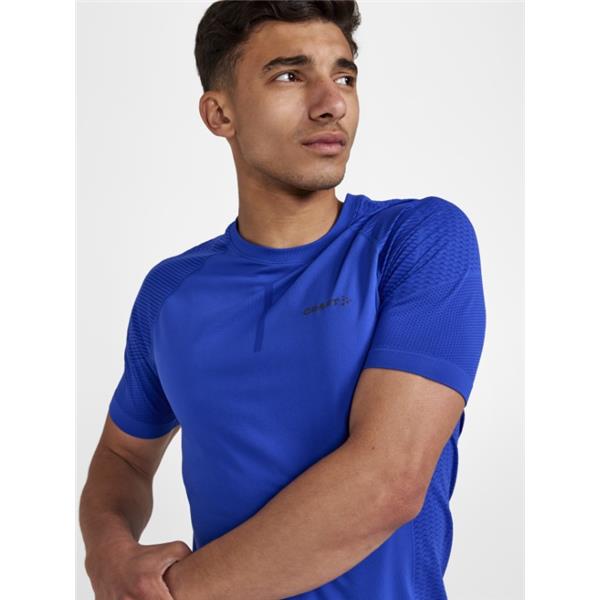 CRAFT MOŠKA MAJICA S KRATKIMI ROKAVI ADV COOL INTENSITY SS TEE INK MODRA BLUE - AKTIVNO PERILO