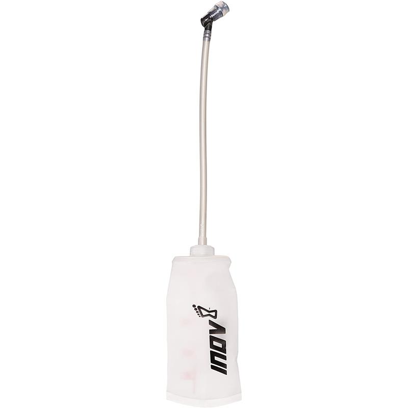 inov8 bidon softflask 0.5 12 tube clear black