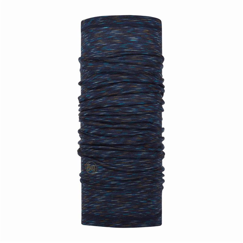 buff® volnena tuba lightweight merino wool denim multi stripes