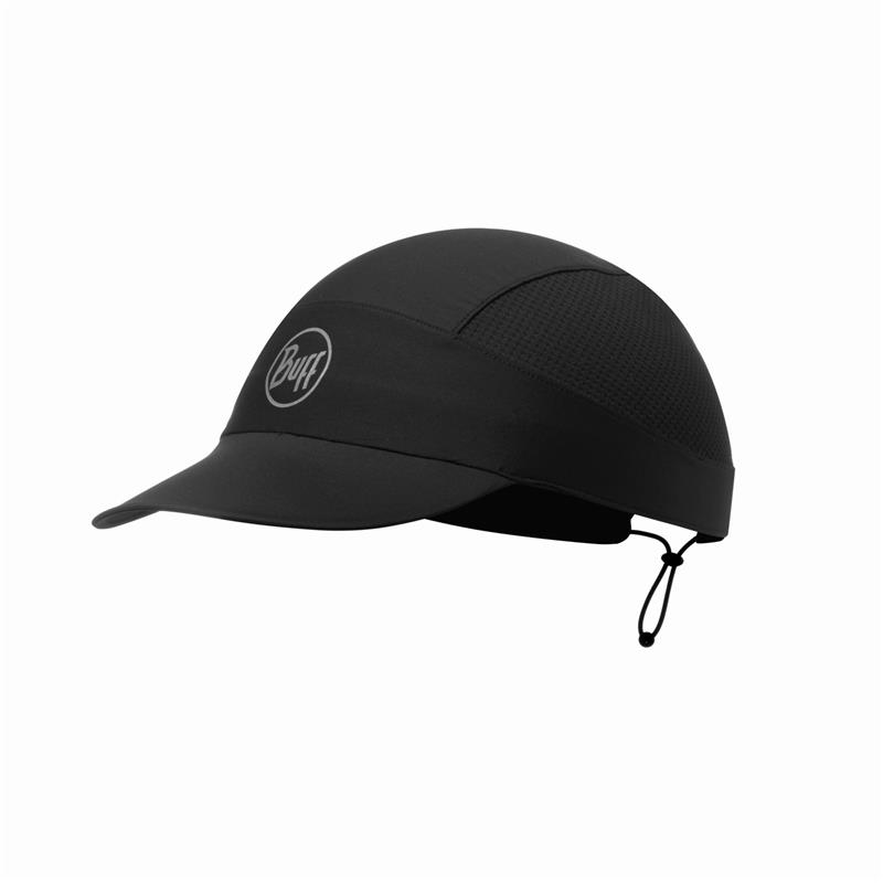 buff® zložljiva tekaška kapa r-solid black
