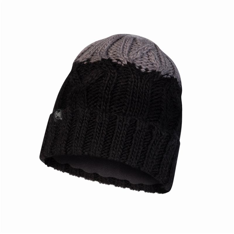 buff® otroška kapa knitted & polar ganbat black