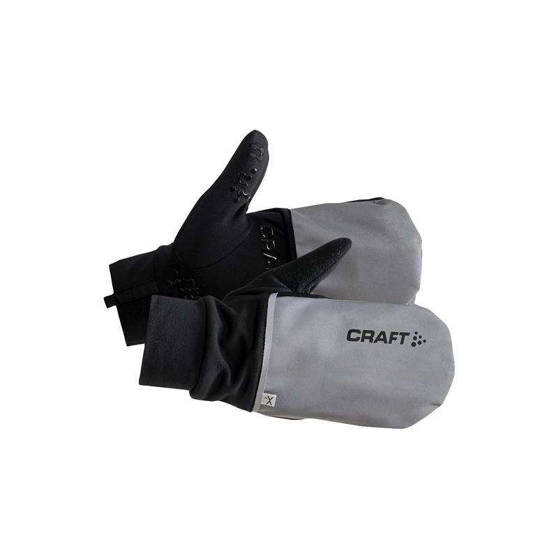 craft rokavice hybrid weather silver/black