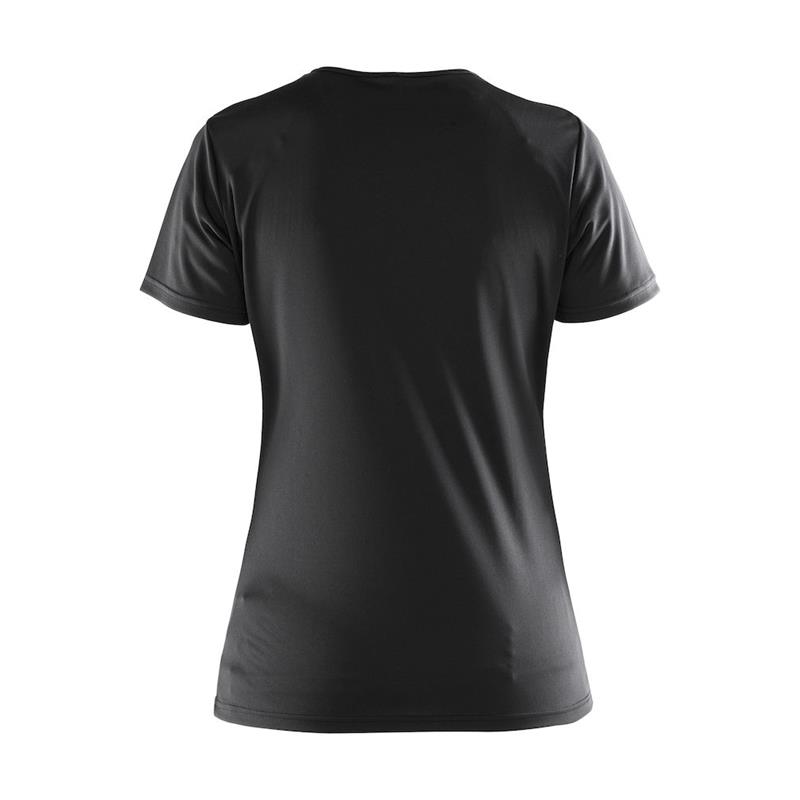 craft ženska majica s kratkimi rokavi prime logo black