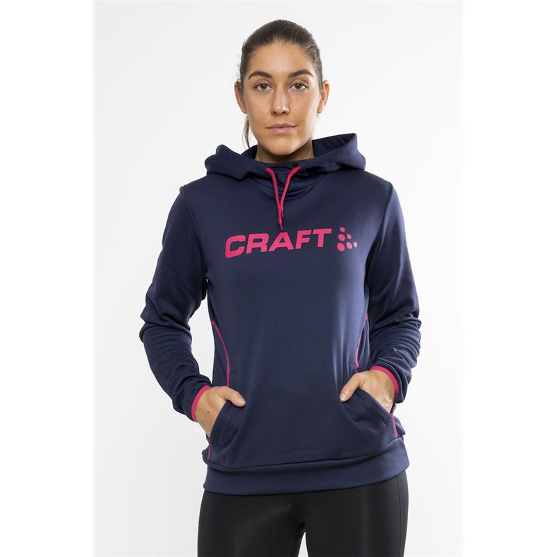 craft ženski funkcijski pulover logo hood mar/fan