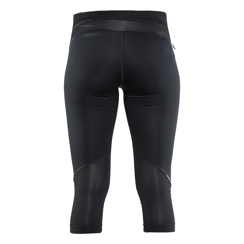 craft ženske pajkice 3/4 essential capri black