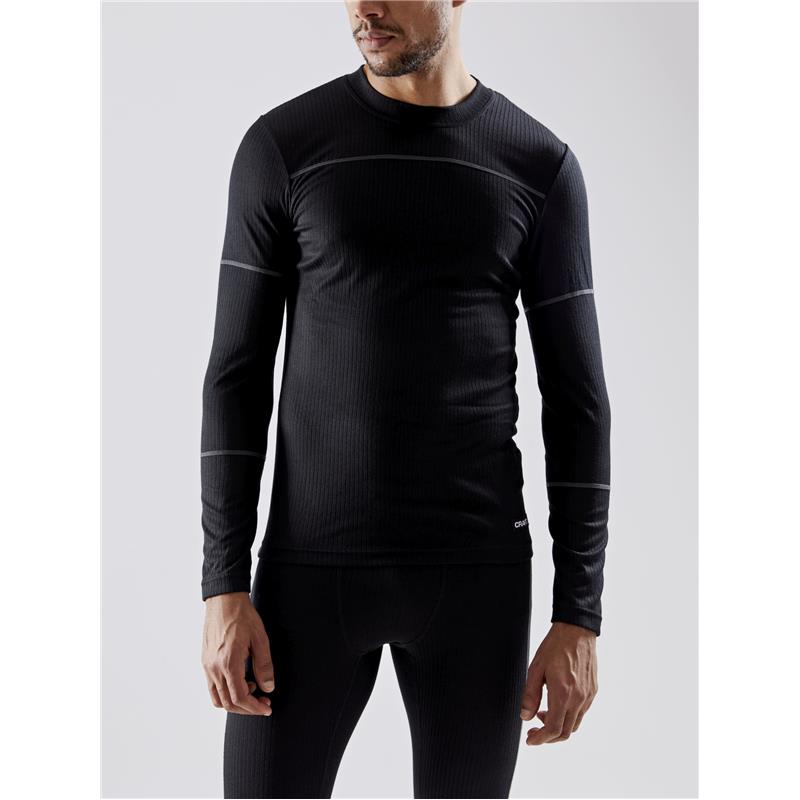 craft moški set baselayer black/granit