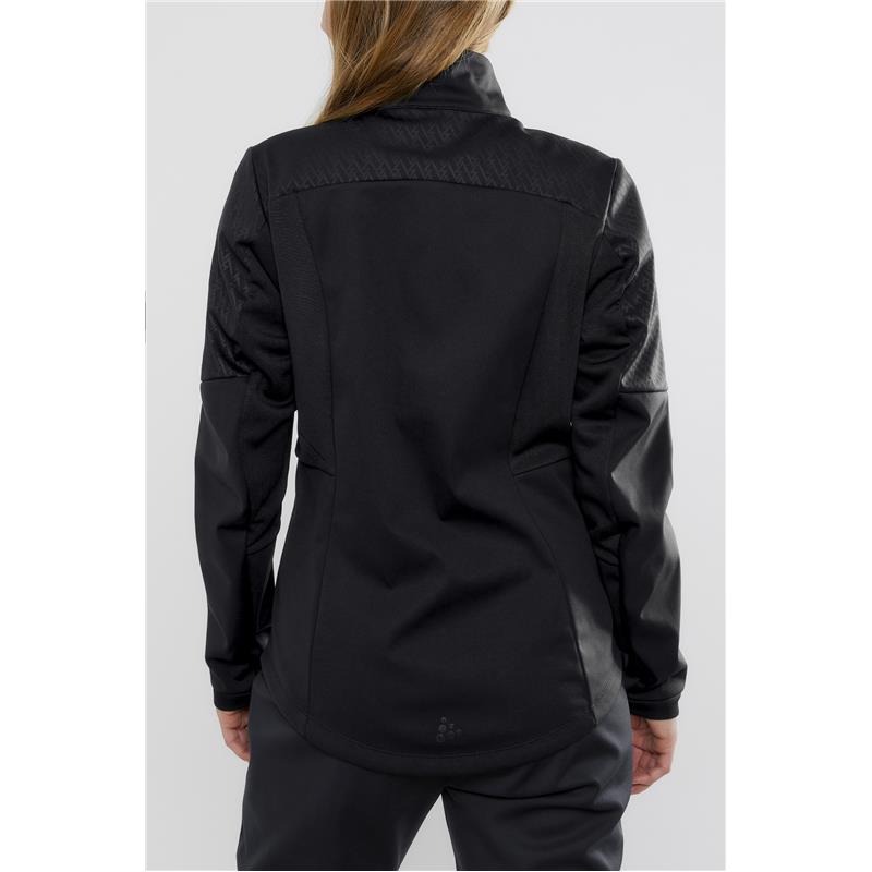 craft ženska jakna warm train black/transp