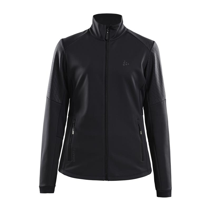 craft ženska jakna warm train black/transp