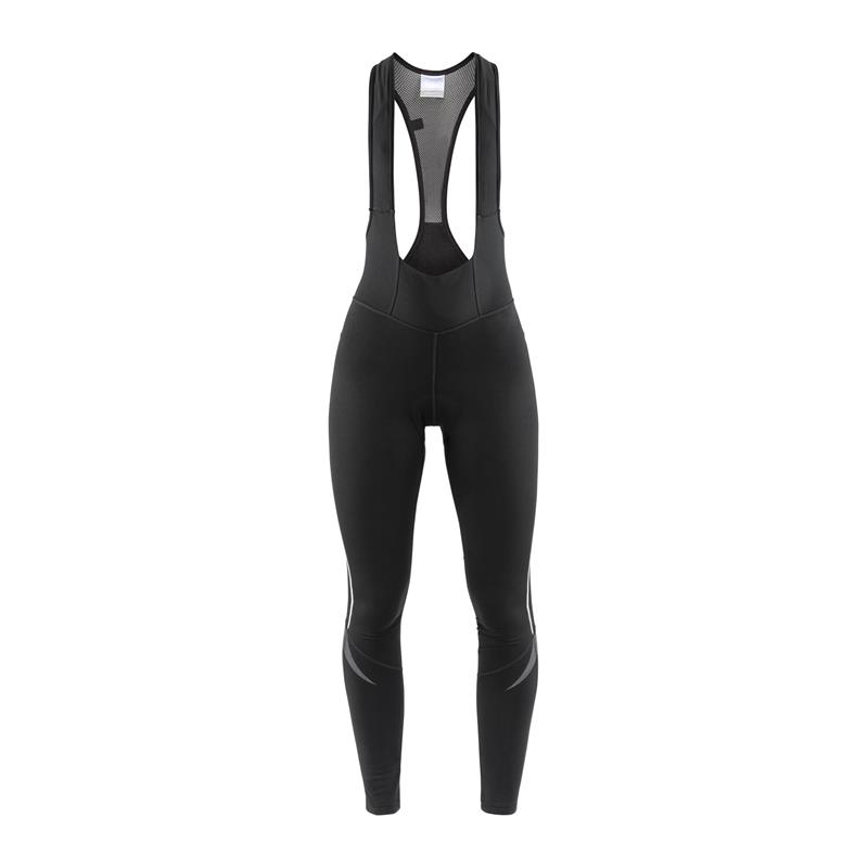 craft ženske kolesarske hlače thermal bib tights black