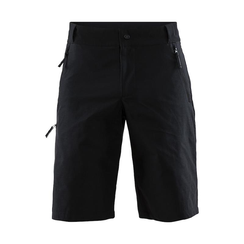 craft moške kratke pohodne hlače casual black
