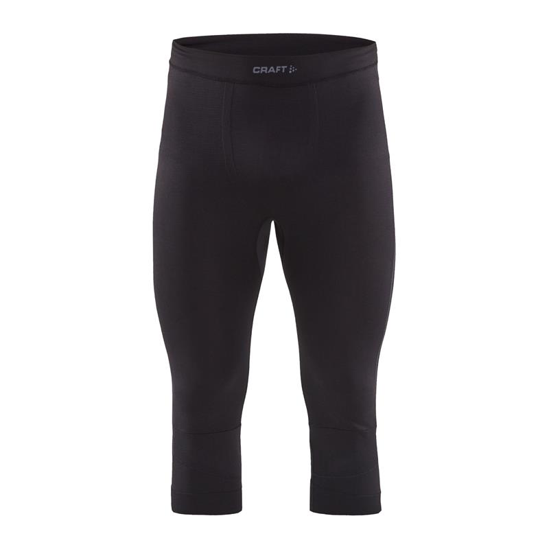 craft moške 3/4 kratke hlače active intensity tights black-aktivno perilo 