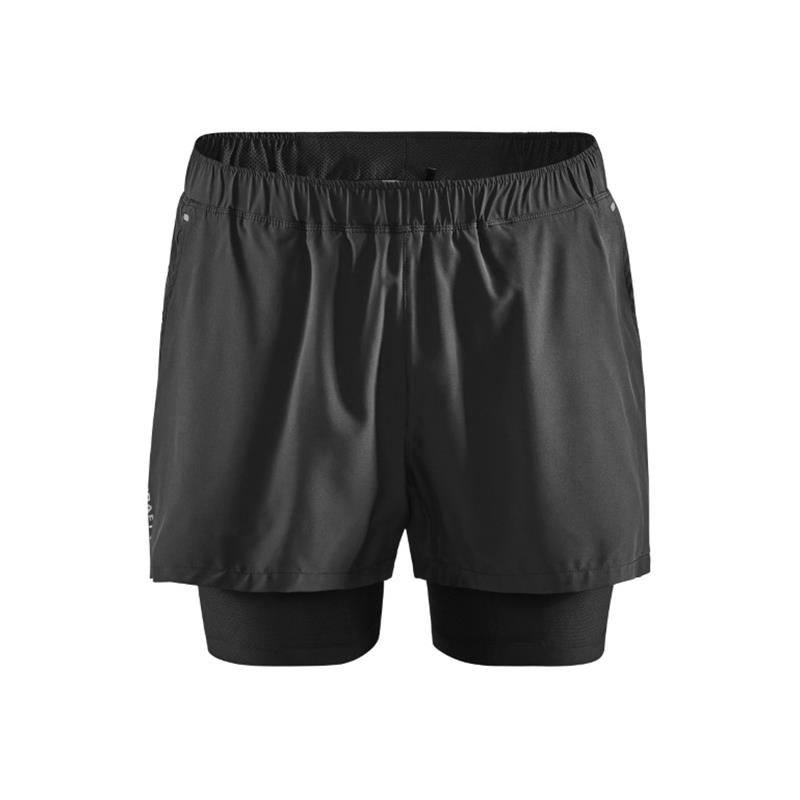 craft moške kratke hlače adv essence 2-in-1 black