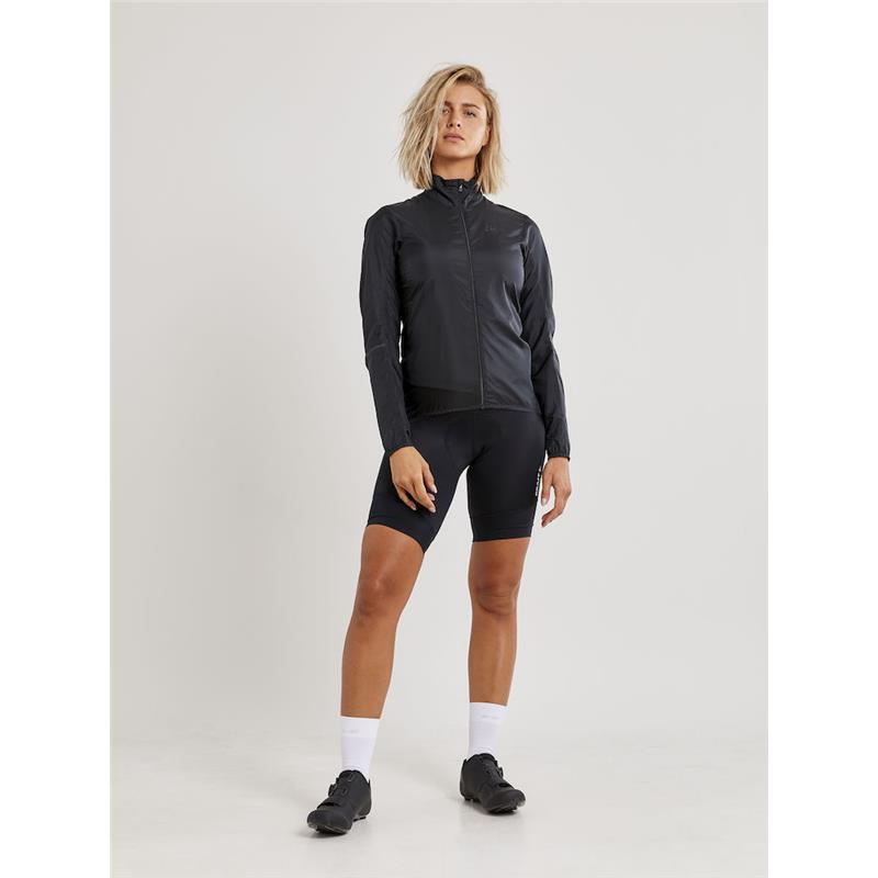 CRAFT ŽENSKA KOLESARSKA JAKNA VETROVKA ADV ESSENCE LIGHT WIND JACKET  BLACK