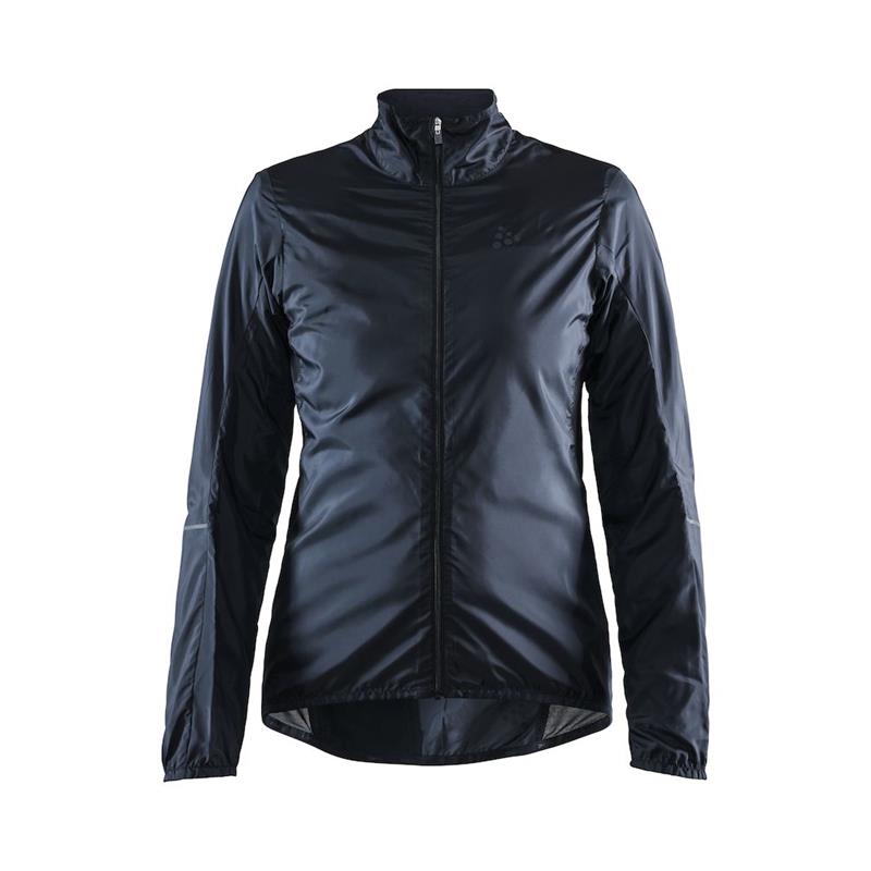 craft ženska kolesarska jakna vetrovka essence light wind jacket  black