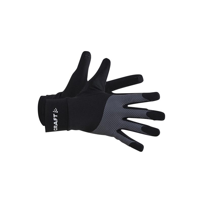 craft rokavice odsevne adv lumen fleece black