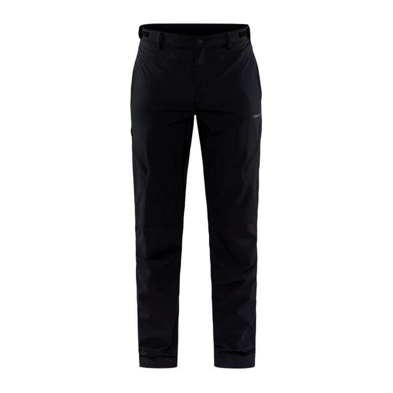 craft moške elastične pohodne dolge hlače adv explore tech pants black