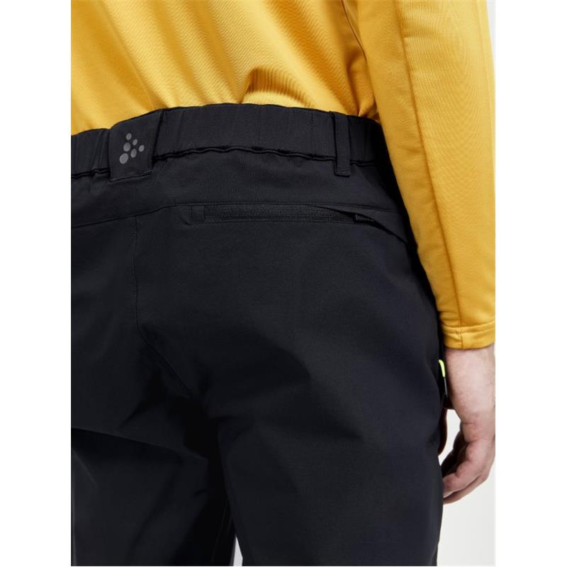 craft moške elastične pohodne dolge hlače adv explore tech pants black