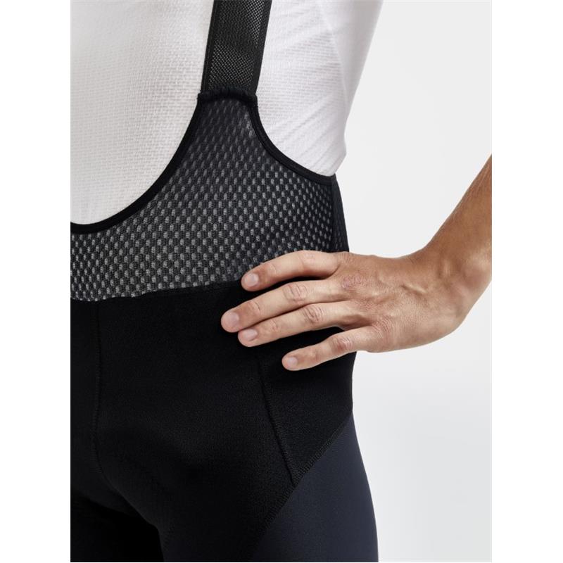 CRAFT MOŠKE KRATKE KOLESARSKE HLAČE Z NARAMNICAMI ADV AERO BIB SHORTS BLACK