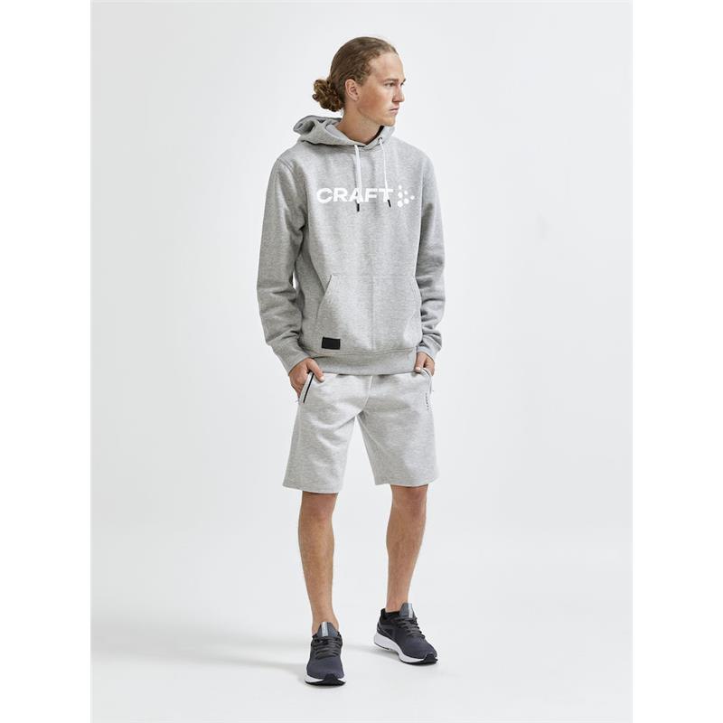 craft moški pulover core hood grey melange 