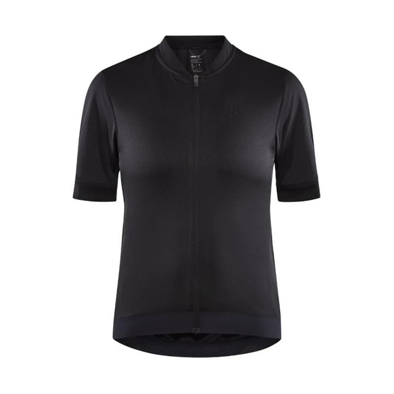CRAFT ŽENSKA KOLESARSKA MAJICA S KRATKIMI ROKAVI CORE ESSENCE JERSEY REGULAR FIT BLACK