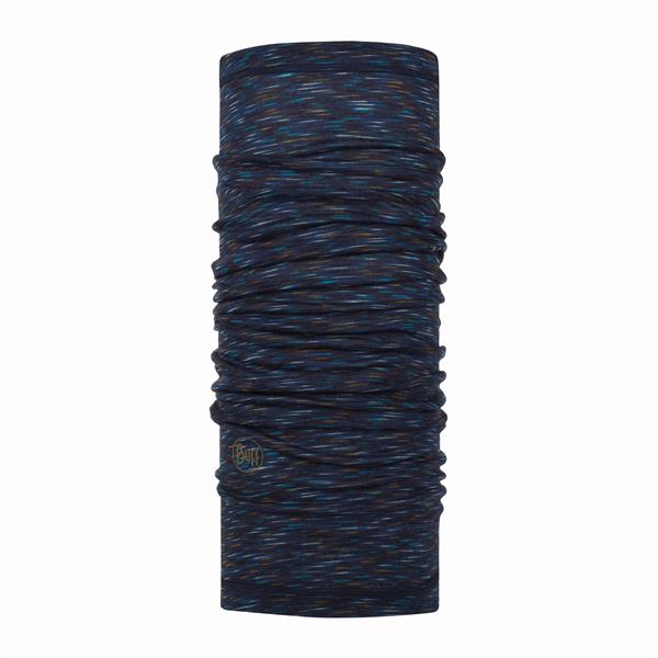 buff® tuba lightweight merino wool denim multi stripes