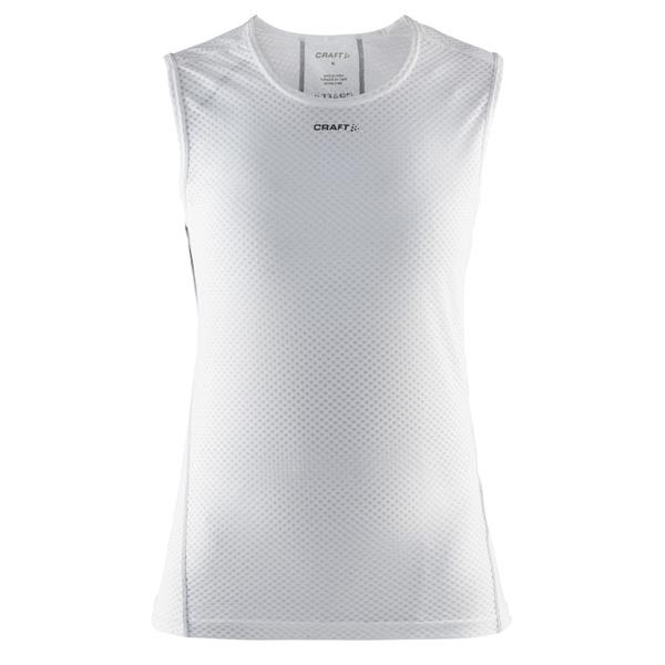 craft ženska mrežasta majica brez rokavov cool mesh superlight white - aktivno perilo