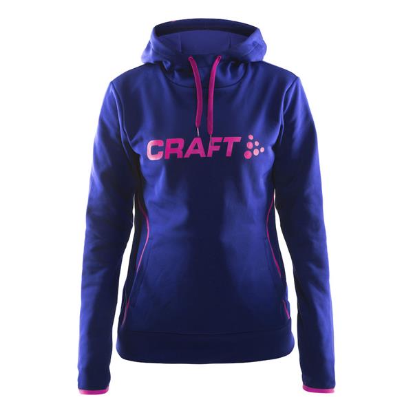 craft ženski funkcijski pulover logo hood mar/fan
