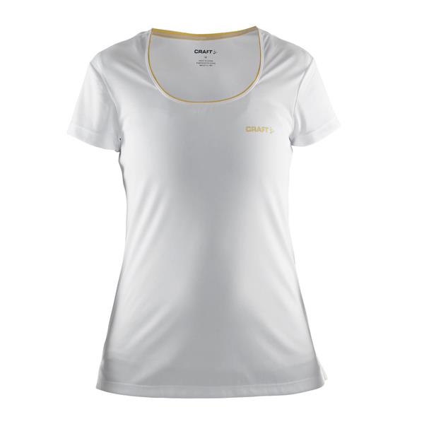 craft ženska majica s kratkimi rokavi basic white