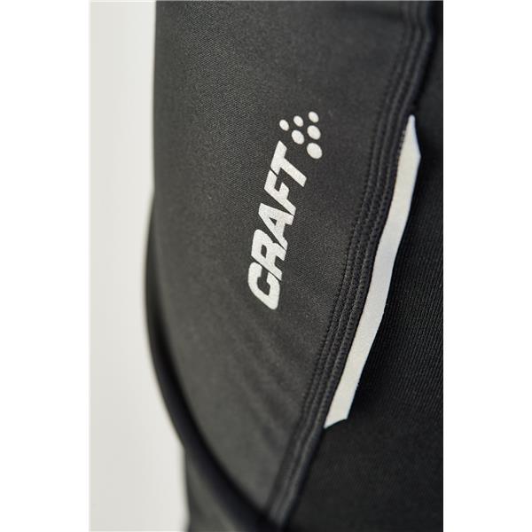 moške kolesarske hlače velo thermal wind bib black