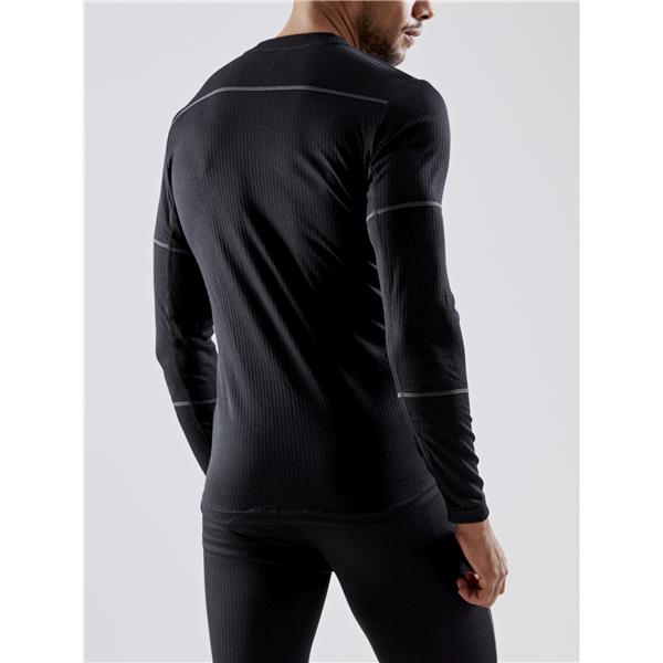 craft moški set baselayer black/granit