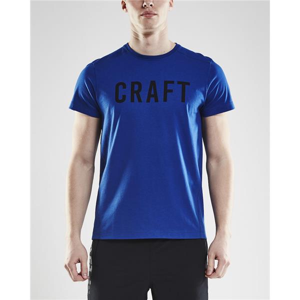 craft moška majica s kratkimi rokavi deft true blue