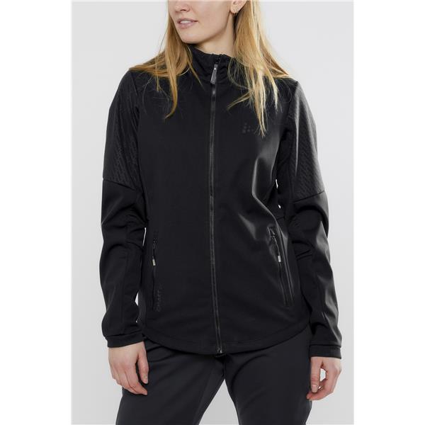 craft ženska jakna warm train black/transp