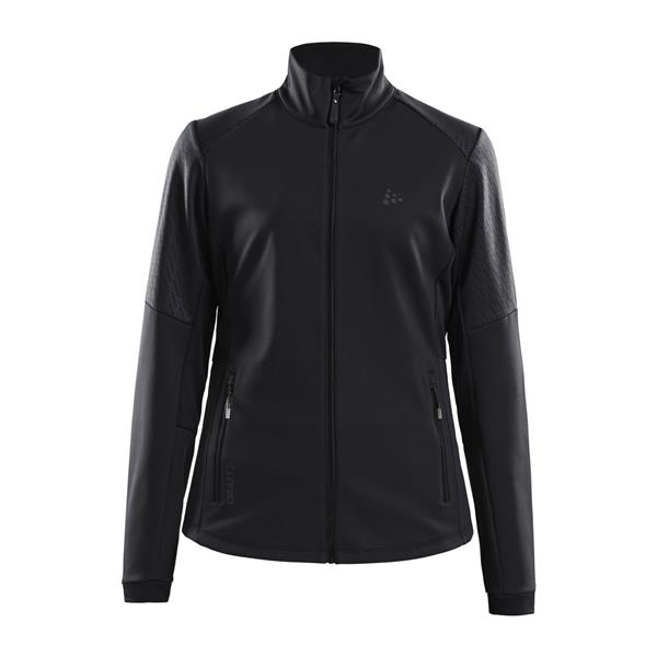craft ženska jakna warm train black/transp